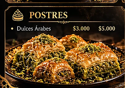 Dulces árabes